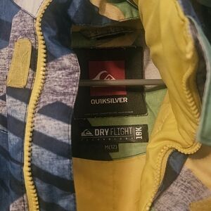 Quiksilver Blue and Yellow Jacket